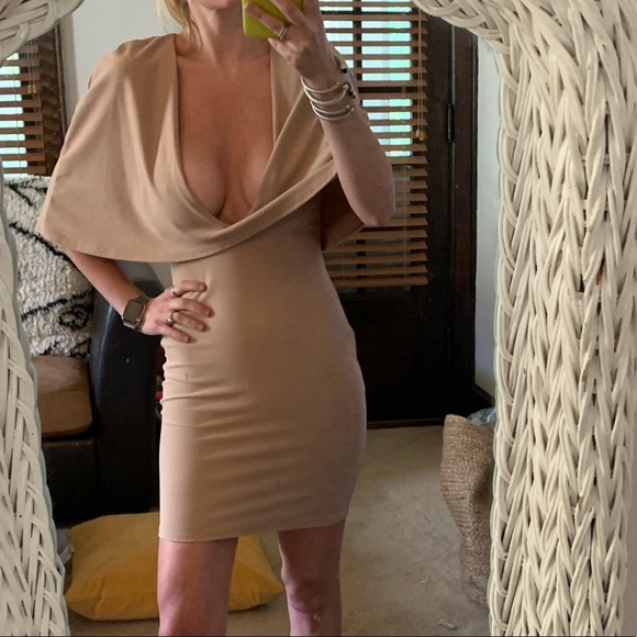 Misguided nude cocktail dress - Picture 2 of 4